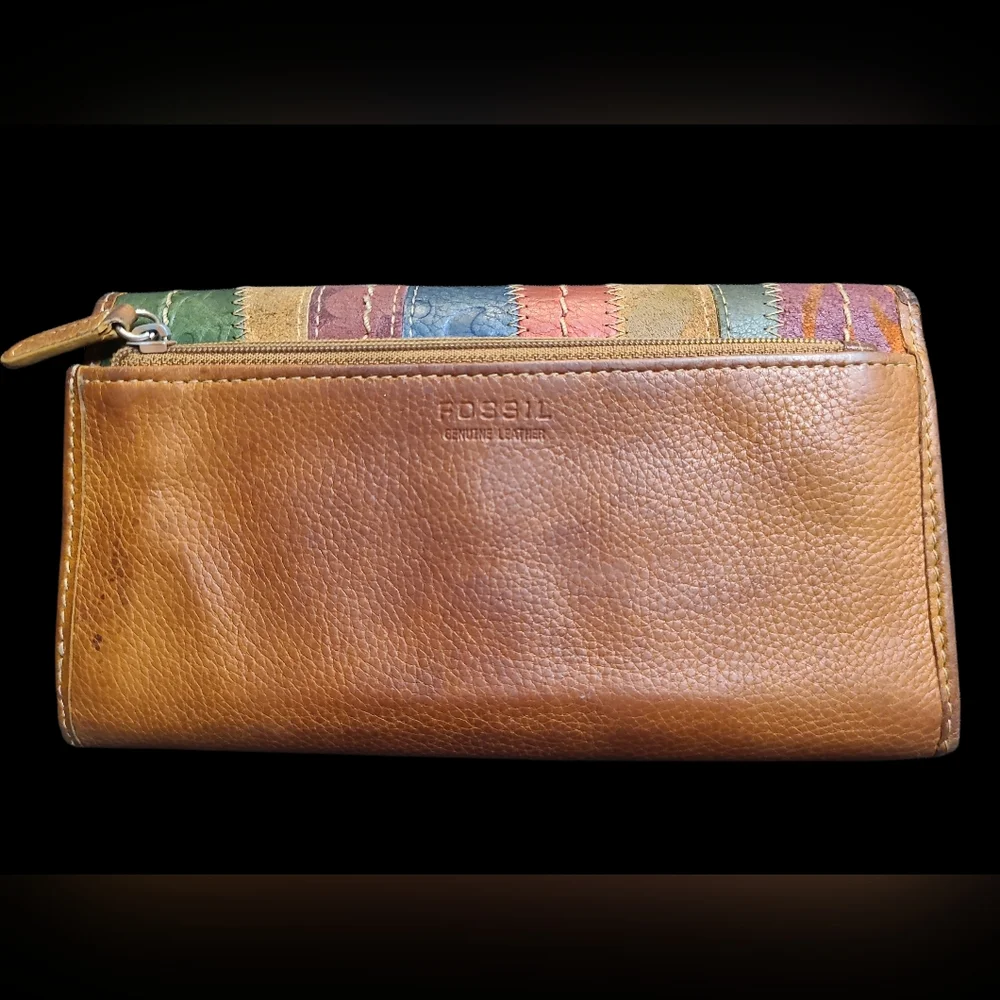 Fossil Multicolor Striped Wallet - Picture 2 of 6